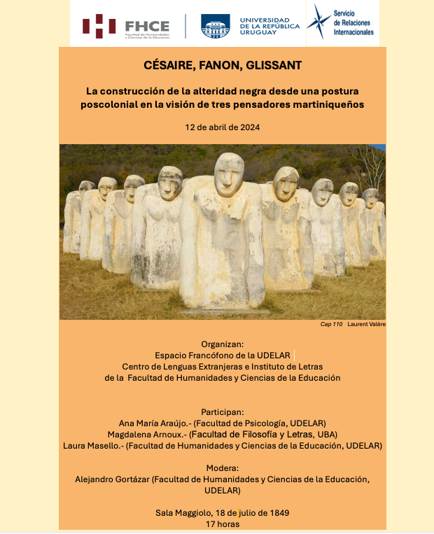 Mesa CÉSAIRE FANON GLISSANT