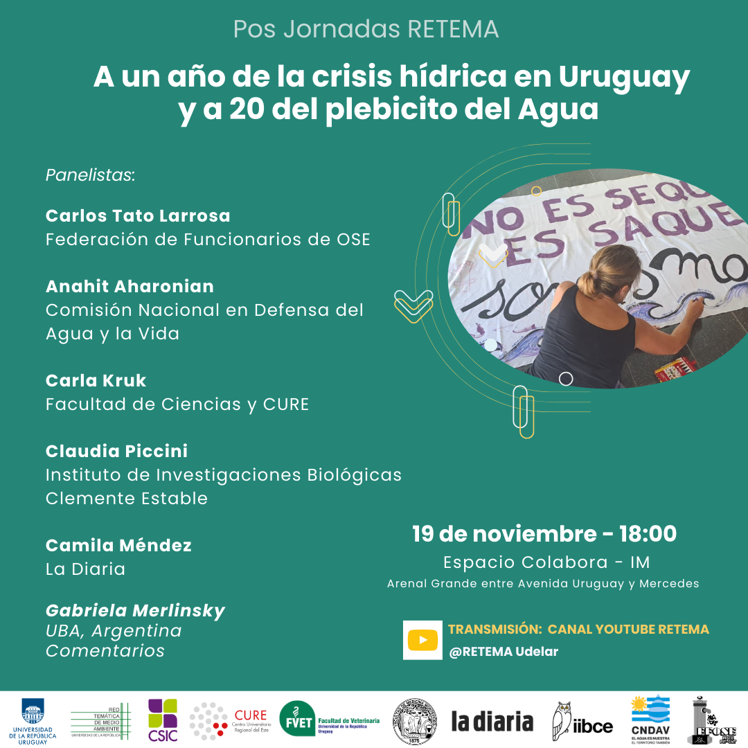 Mesa Redonda «A un año de la crisis hídrica en Uruguay y a 20 del ...