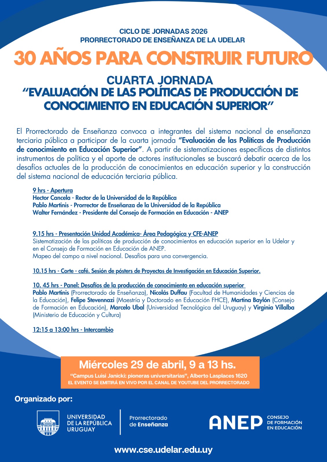 Afiche del evento