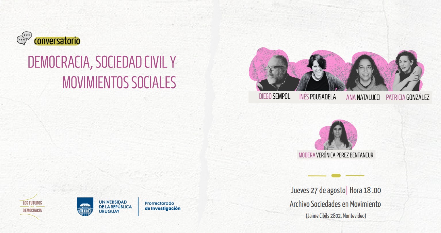 Conversatorio «Democracia, sociedad y movimientos sociales»