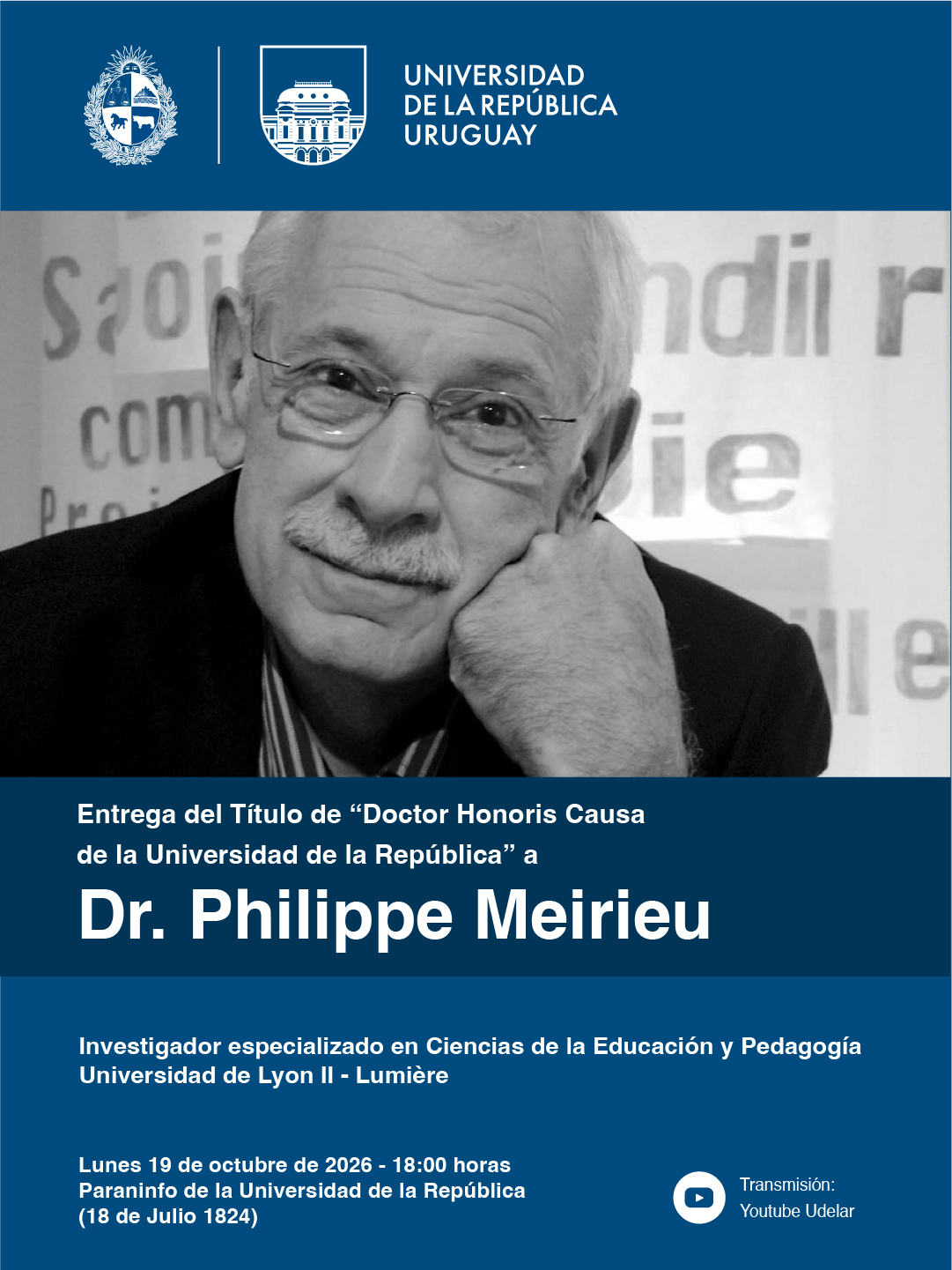 Honoris Causa a Philippe Meireu