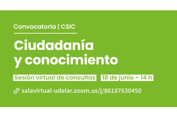 Reunión consultas convocatoria Ciudadanía y conocimiento
