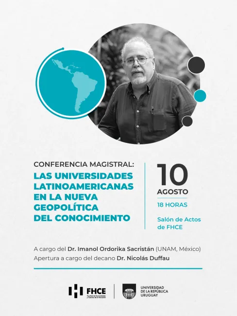 Afiche con información de la actividad