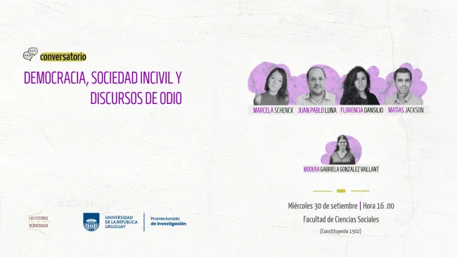 Conversatorio «Democracia, sociedad incivil y discursos de odio»