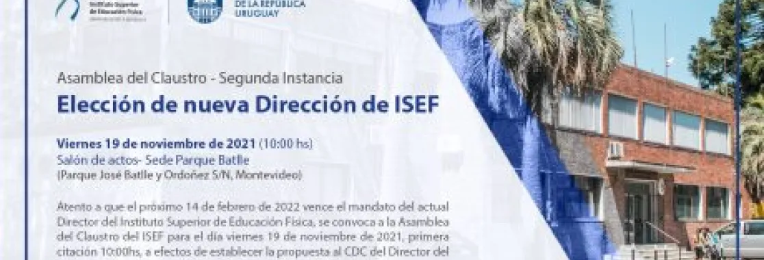 Asamblea de Claustro ISEF Asamblea de Claustro ISEF