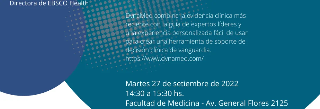 DYNAMED. Capacitación setiembre 2022 DYNAMED. Capacitación setiembre 2022