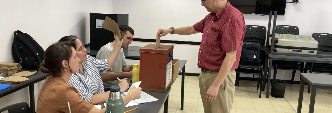Elecciones Universitarias 2023-Voto del rector