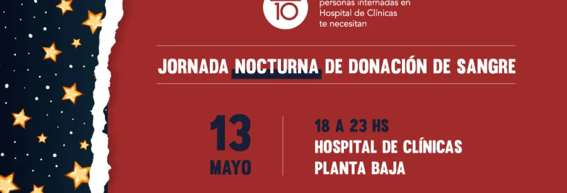 Jornada nocturna donación de sangre HC